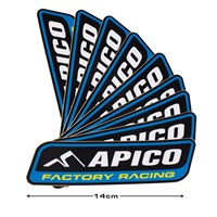 APICO FACTORY RACING DECAL - LARGE 100 PACK